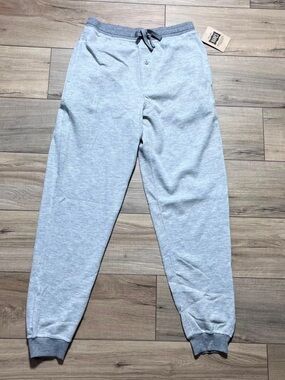 Hanes Men's Waffle Knit Pull On Lounge‎ Pants Size Medium (32-34) Gray